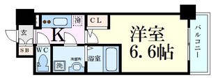 エスリード大阪梅田WESTの物件間取画像